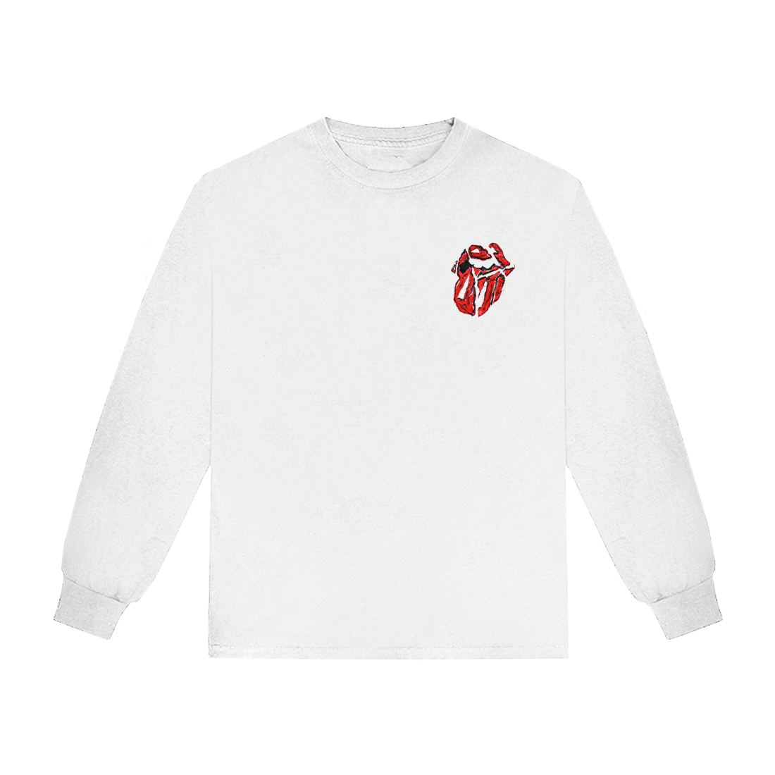 Rolling stones sweatshirt white sale