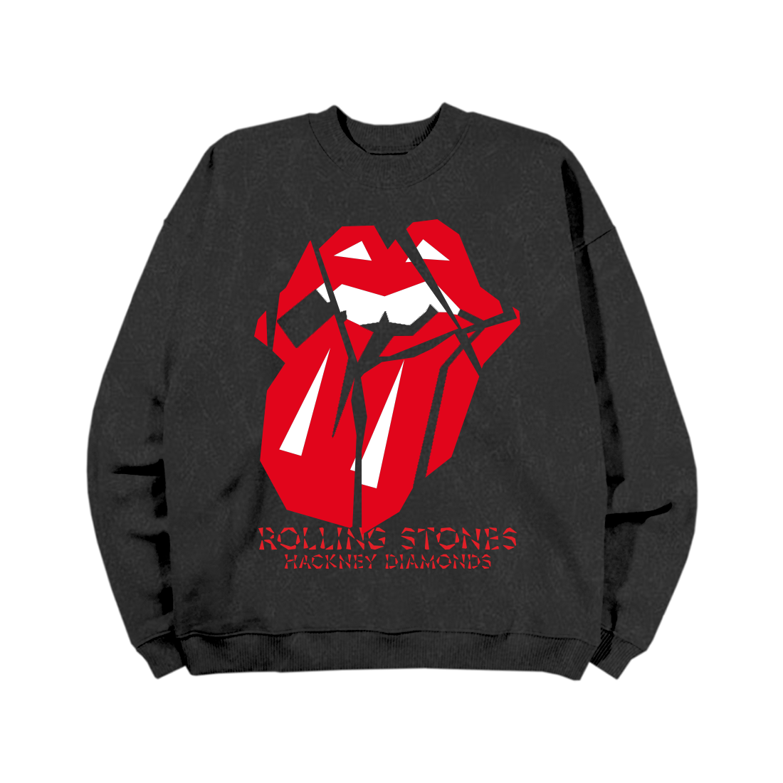 Rolling stones crew neck sale