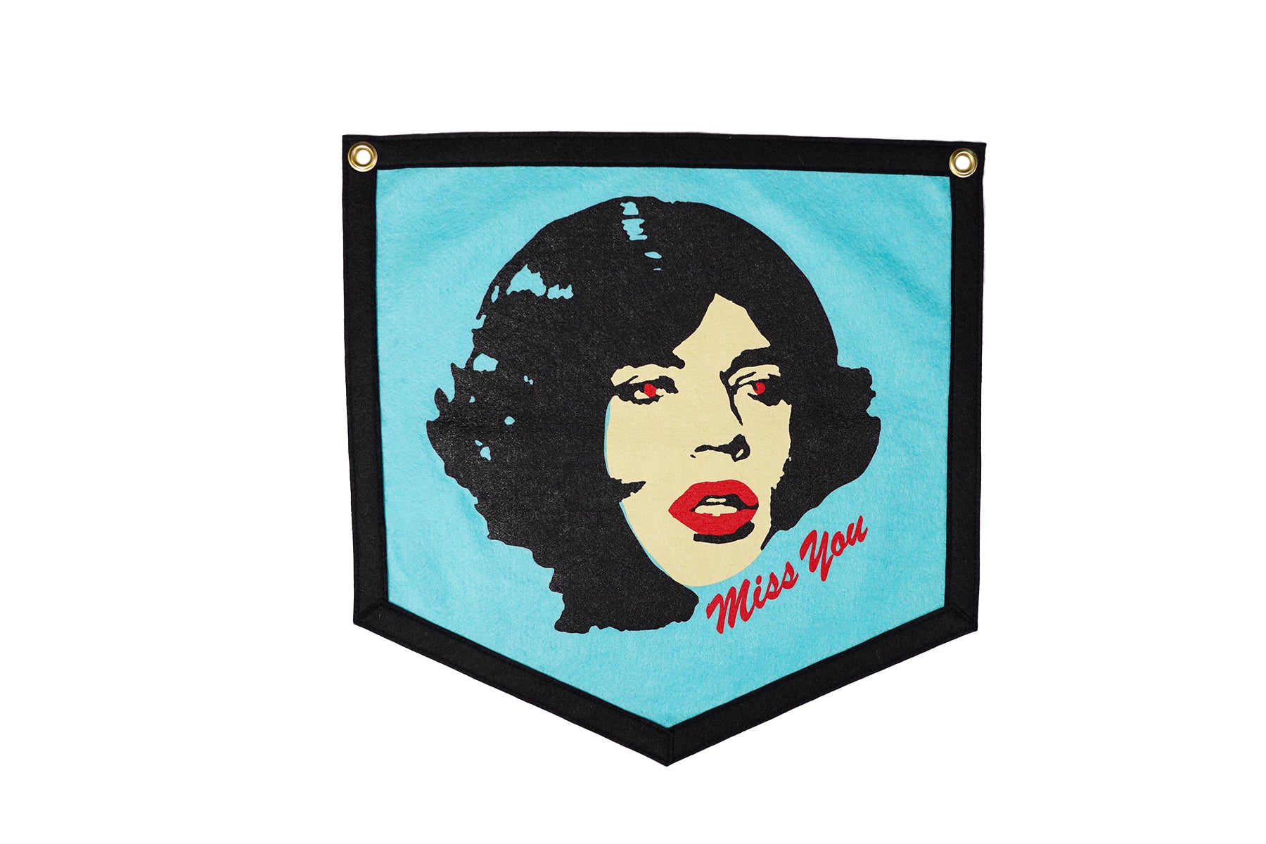 The Rolling Stones - Mick Jagger Miss You Camp Flag