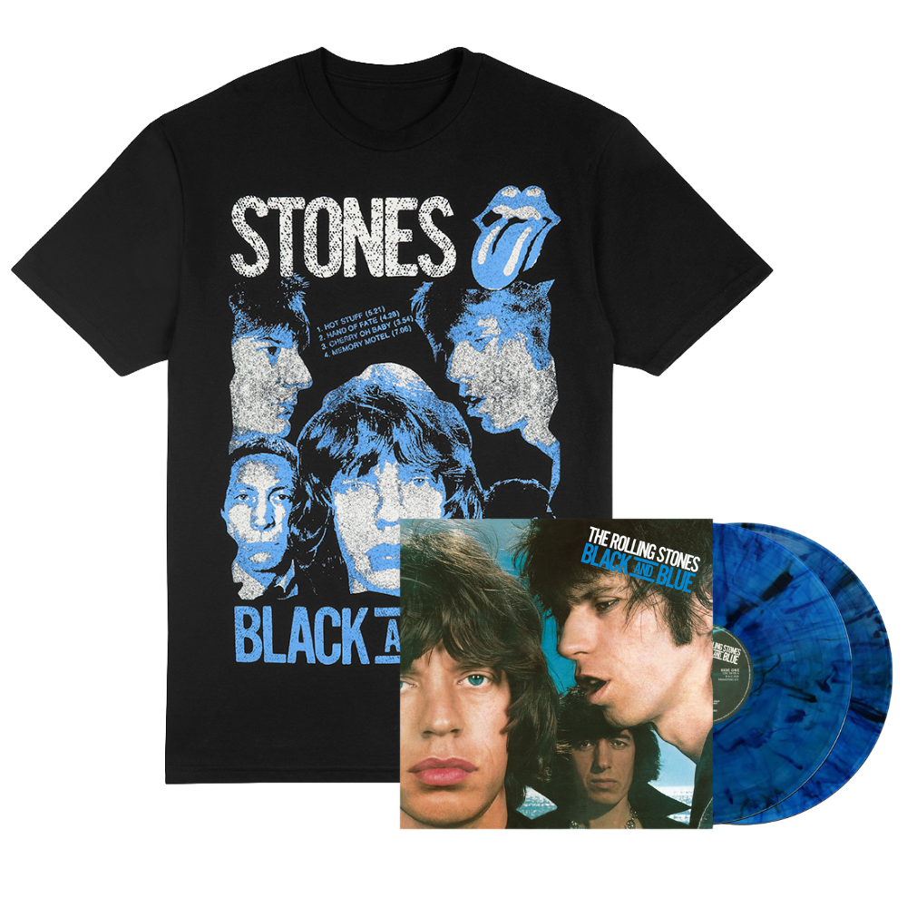 2LP Colour and Black and Blue Tee - The Rolling Stones