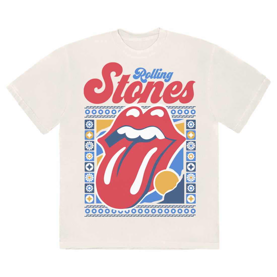 The Rolling Stones - BEIGE SUMMER T-SHIRT