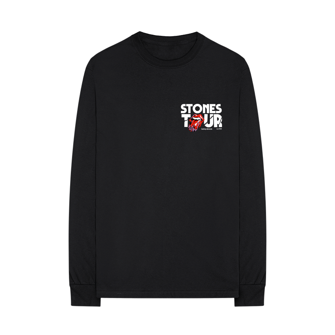 The Rolling Stones - Hackney Diamond Tongues Tour Longsleeve