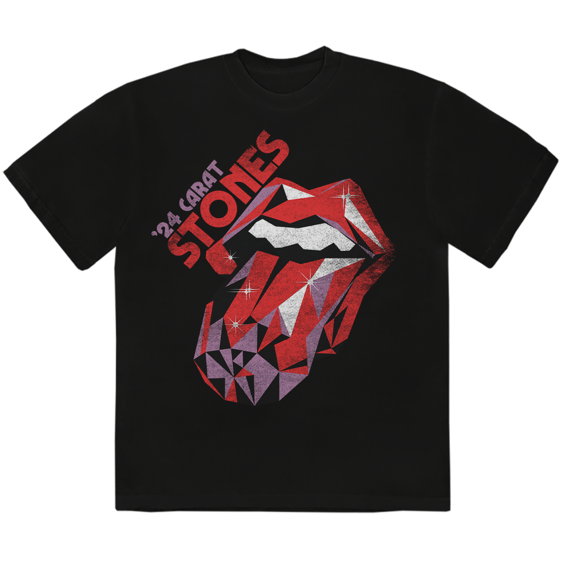 The Rolling Stones - Hackney Diamonds Tour Vintage Washed Dateback T-Shirt