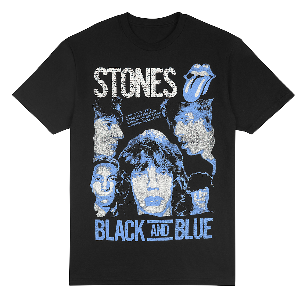 Black and Blue Black Tee - The Rolling Stones