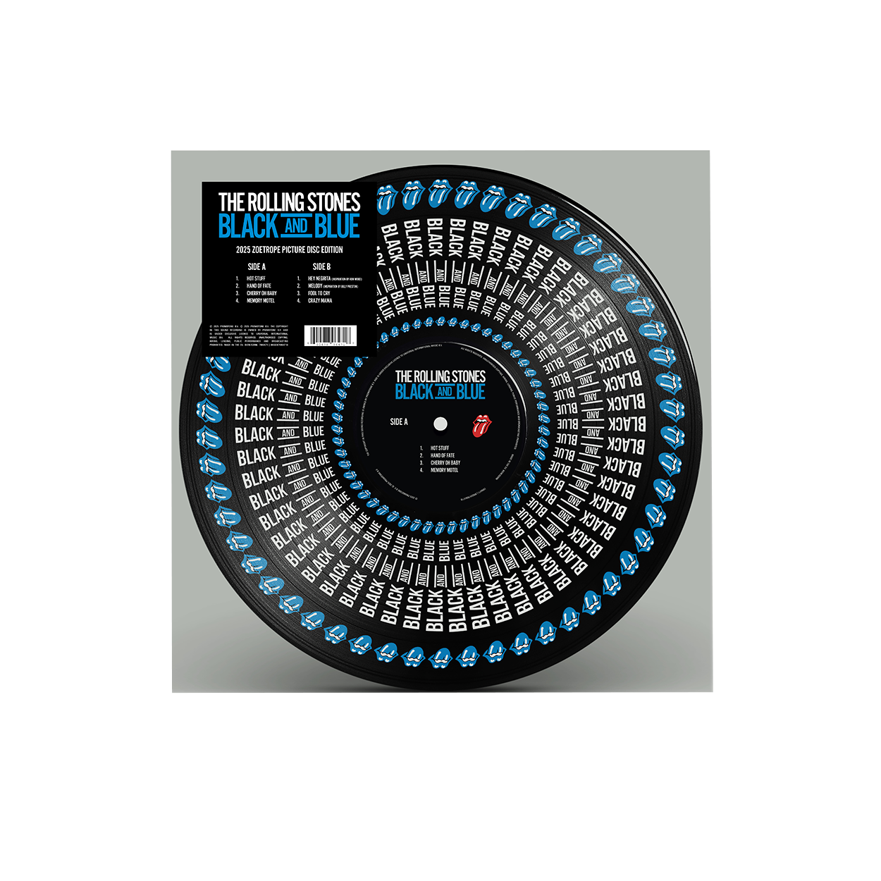 ザ・ローリング・ストーンズ ブラック&ブルー ZOETROPE Black And Blue: Exclusive Zoetrope Vinyl LP - The Rolling Stones