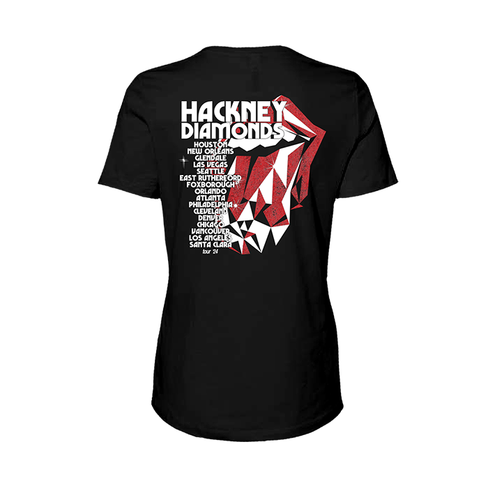 The Rolling Stones - Hackney Diamonds Tour Dateback Women's T-Shirt
