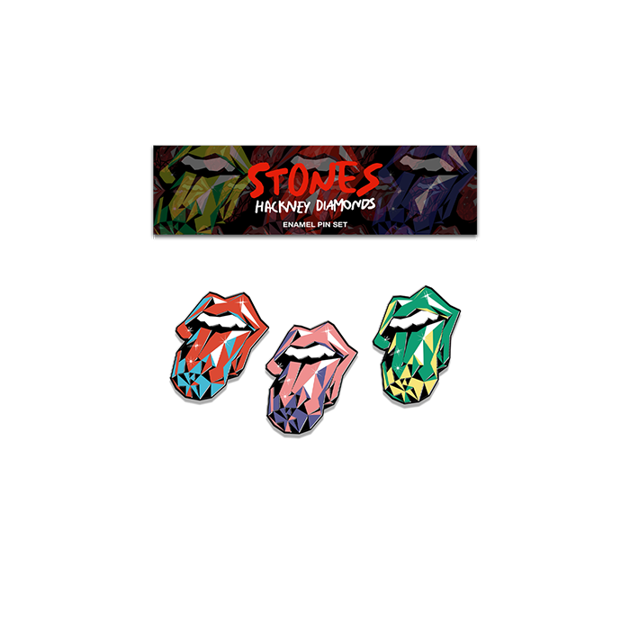 The Rolling Stones - Hackney Diamonds Tour Enamel Pin Set