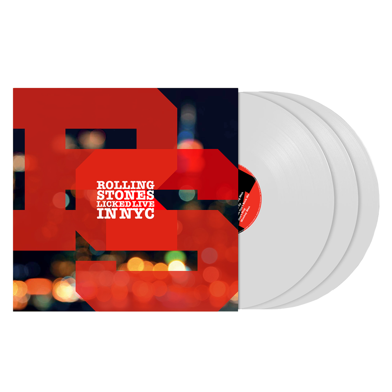 ローリング・ストーンズ★Licked Live In Nyc (限定盤・3LP） Licked Live In NYC: Gatefold White Vinyl 3LP - The Rolling Stones