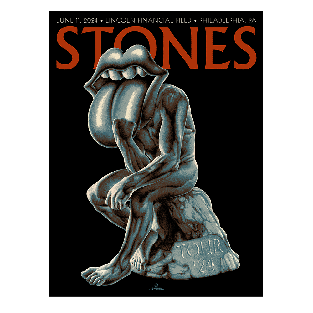 The Rolling Stones - Philadelphia, PA 2024 Lithograph
