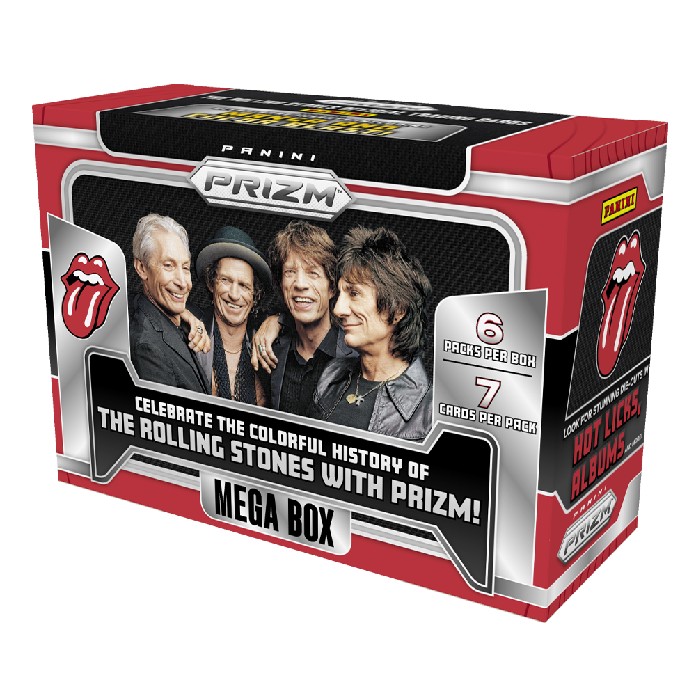 The Rolling Stones - The Rolling Stones x Panini Prizm 2025 Trading Card Box (Hobby Mega Box)