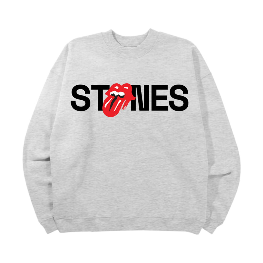 Rolling stones crewneck sweatshirt hotsell