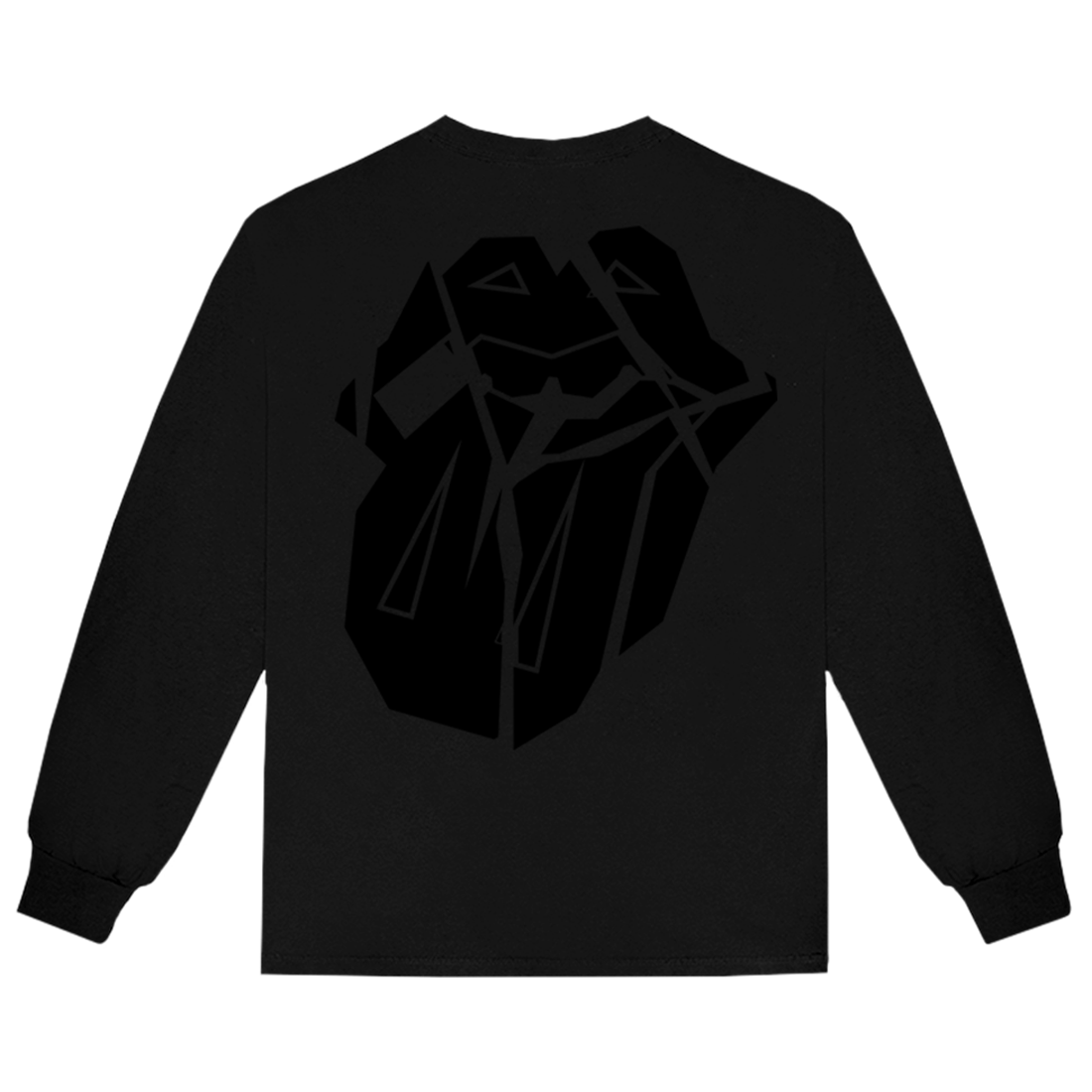 The Rolling Stones - Paint It Black Puff Diamond Tongue Longsleeve