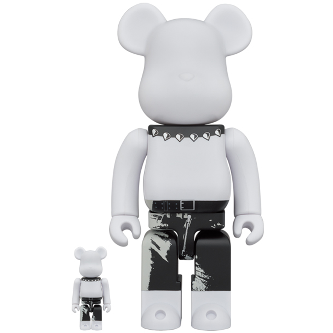 The Rolling Stones - BE@RBRICK x The Rolling Stones "Sticky Fingers" Design Ver. 100% & 400%