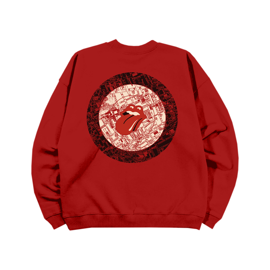 The Rolling Stones - Marquee Target Map Crewneck