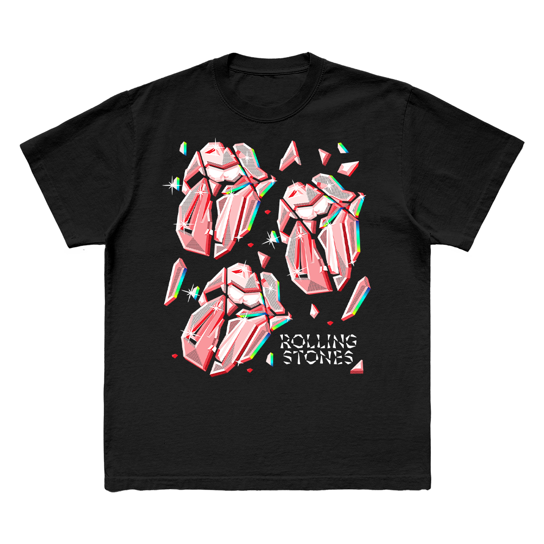 Hackney Diamonds Multi Tongue T Shirt The Rolling Stones