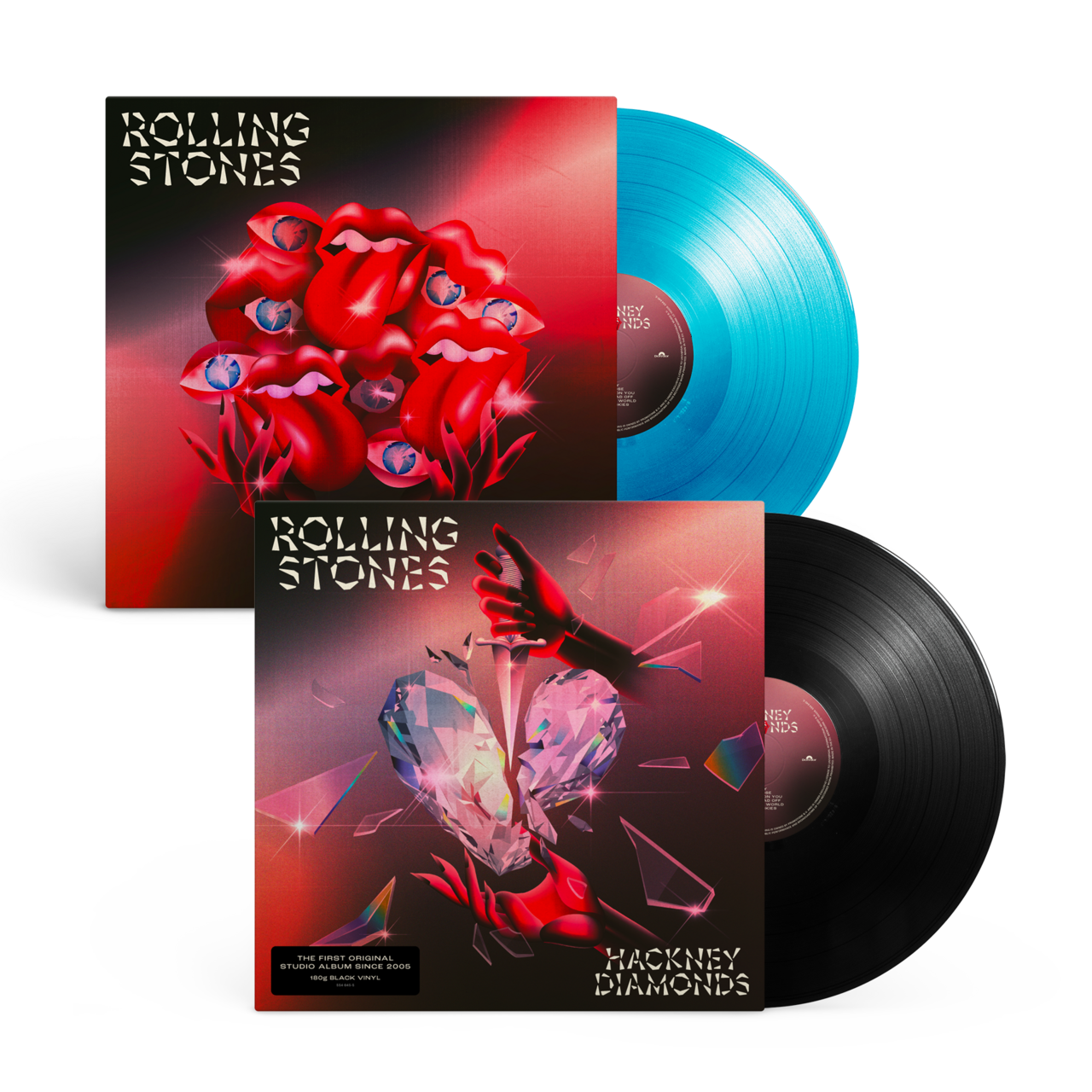 Hackney Diamonds Black + Blue Vinyl