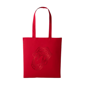 The Rolling Stones - Red Tonal Tote Bag