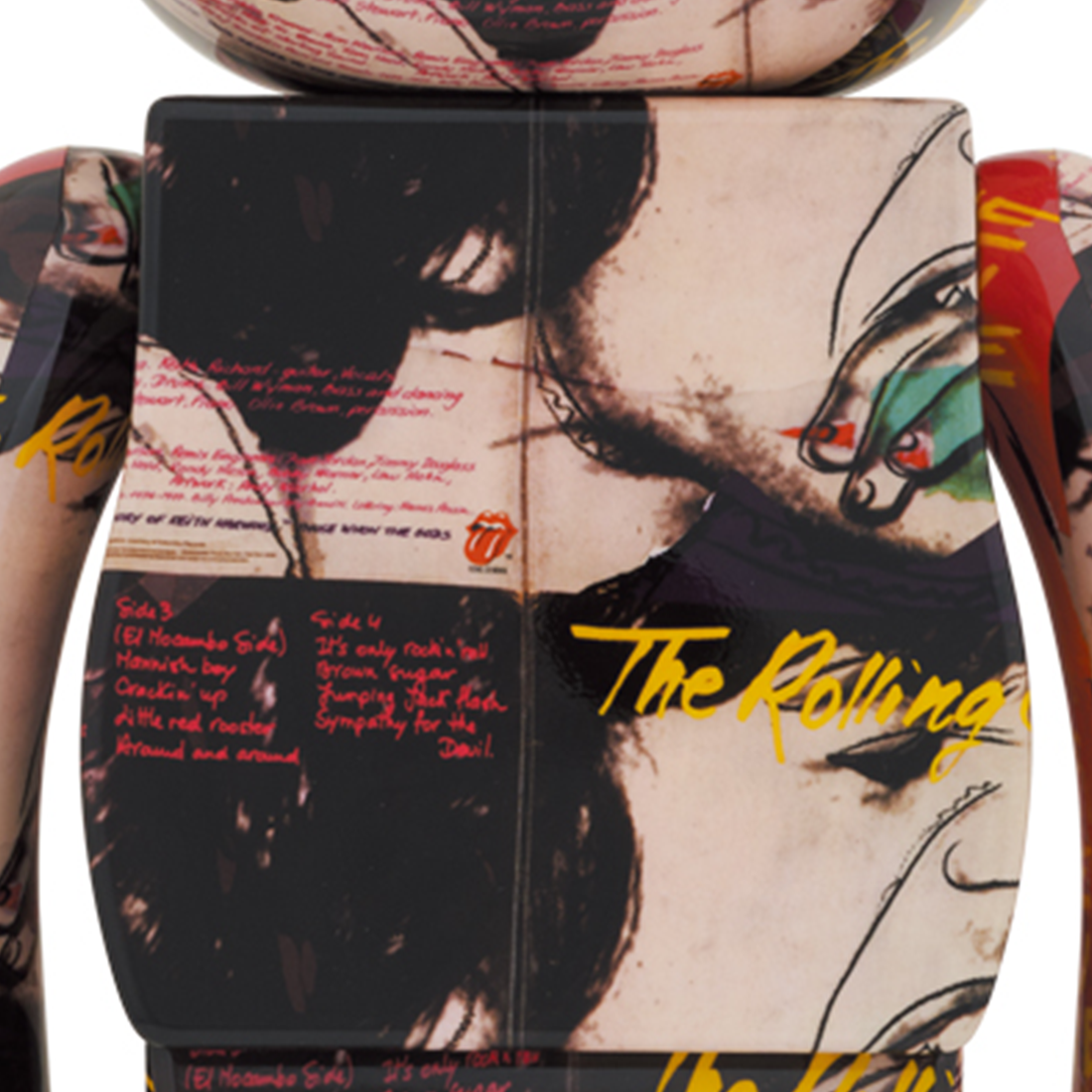 The Rolling Stones - BE@RBRICK x Andy Warhol × The Rolling Stones “Love You Live” 1000%