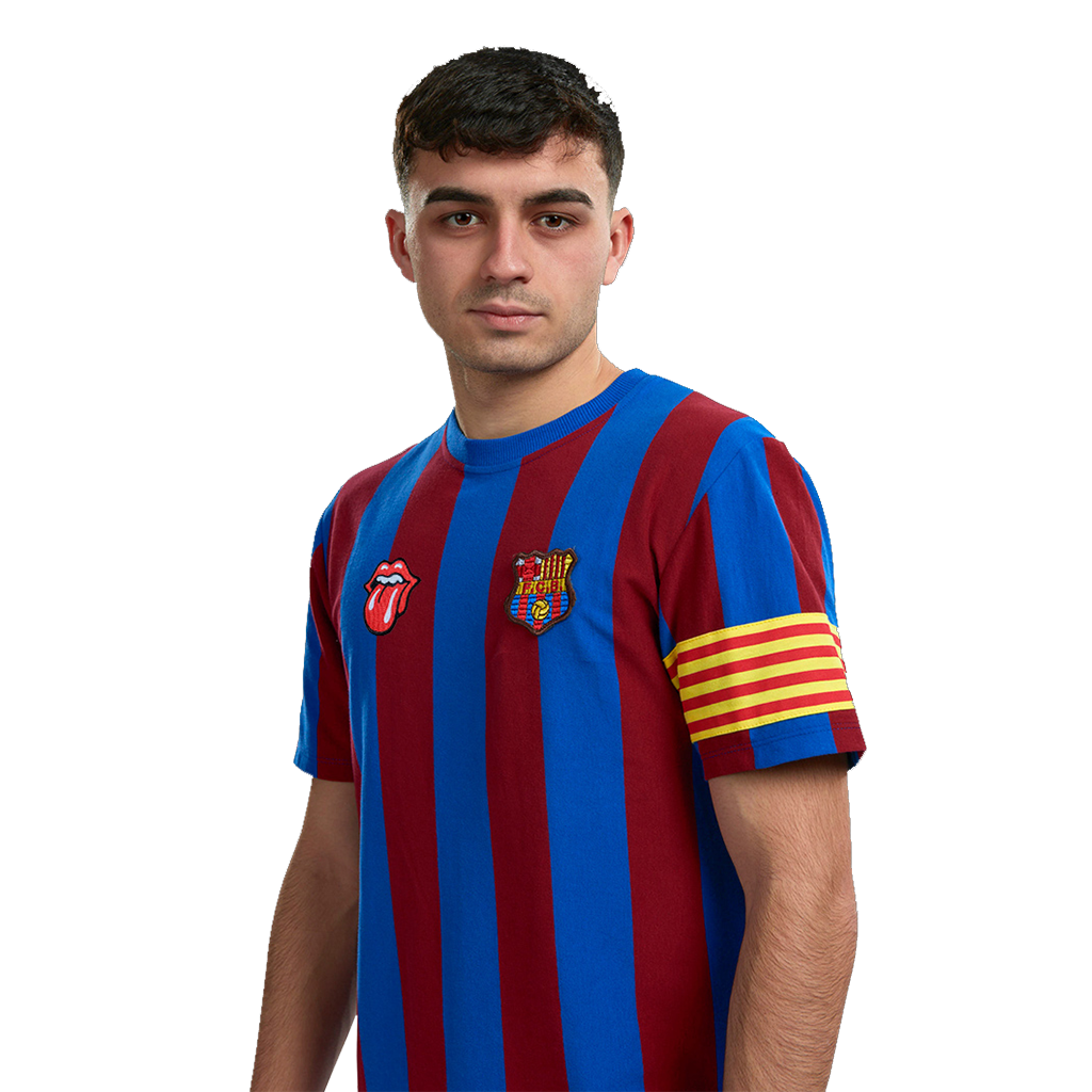 The Rolling Stones - Rolling Stones x FC Barcelona - Vintage Jersey