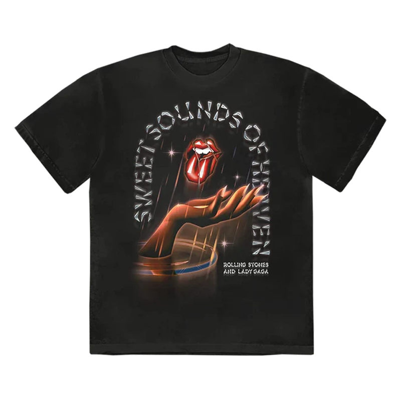 Rolling Stones x Lady Gaga Sweet Sounds Monster Paw T Shirt The Rolling Stones