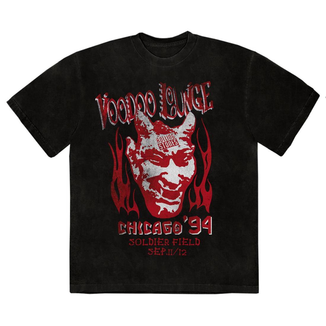 The Rolling Stones - Chicago '94 Parking Lot Washed T-Shirt