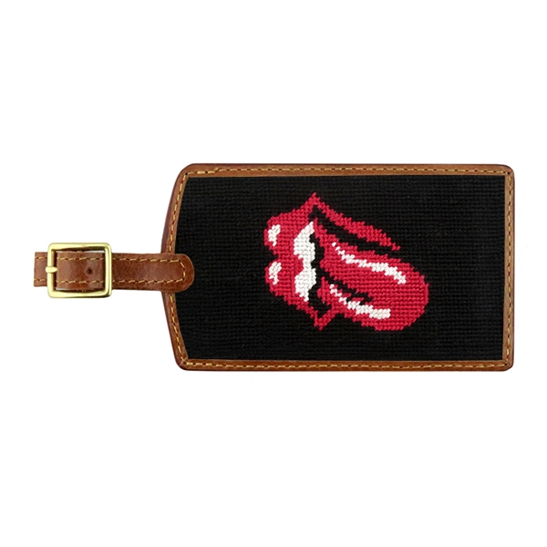 Rolling Stones Needlepoint Luggage Tag The Rolling Stones