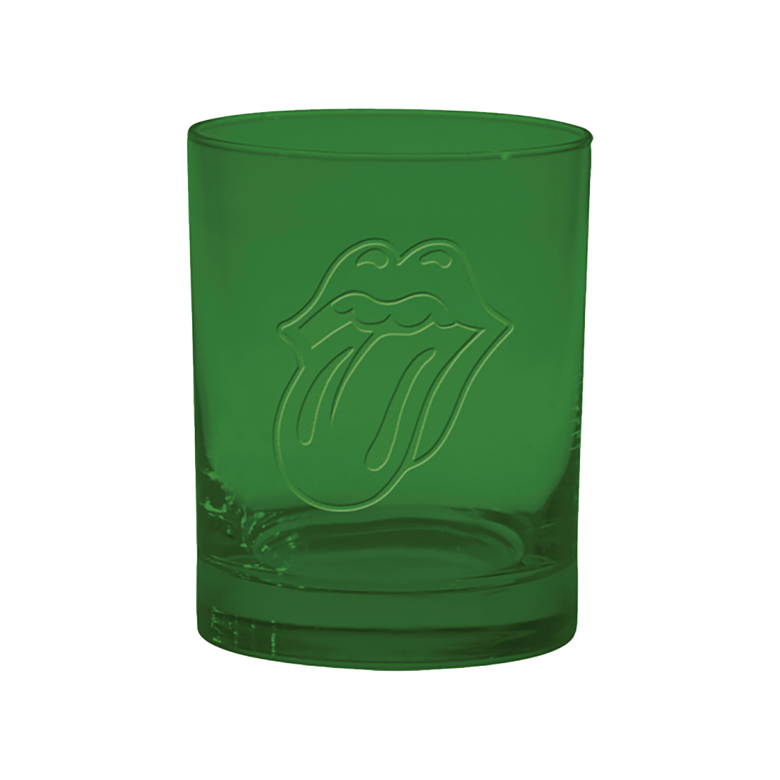 The Rolling Stones - Green Whisky Glass