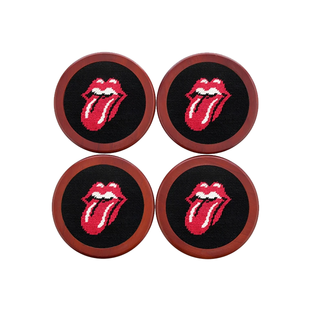 The Rolling Stones - Rolling Stones Needlepoint Coaster Set