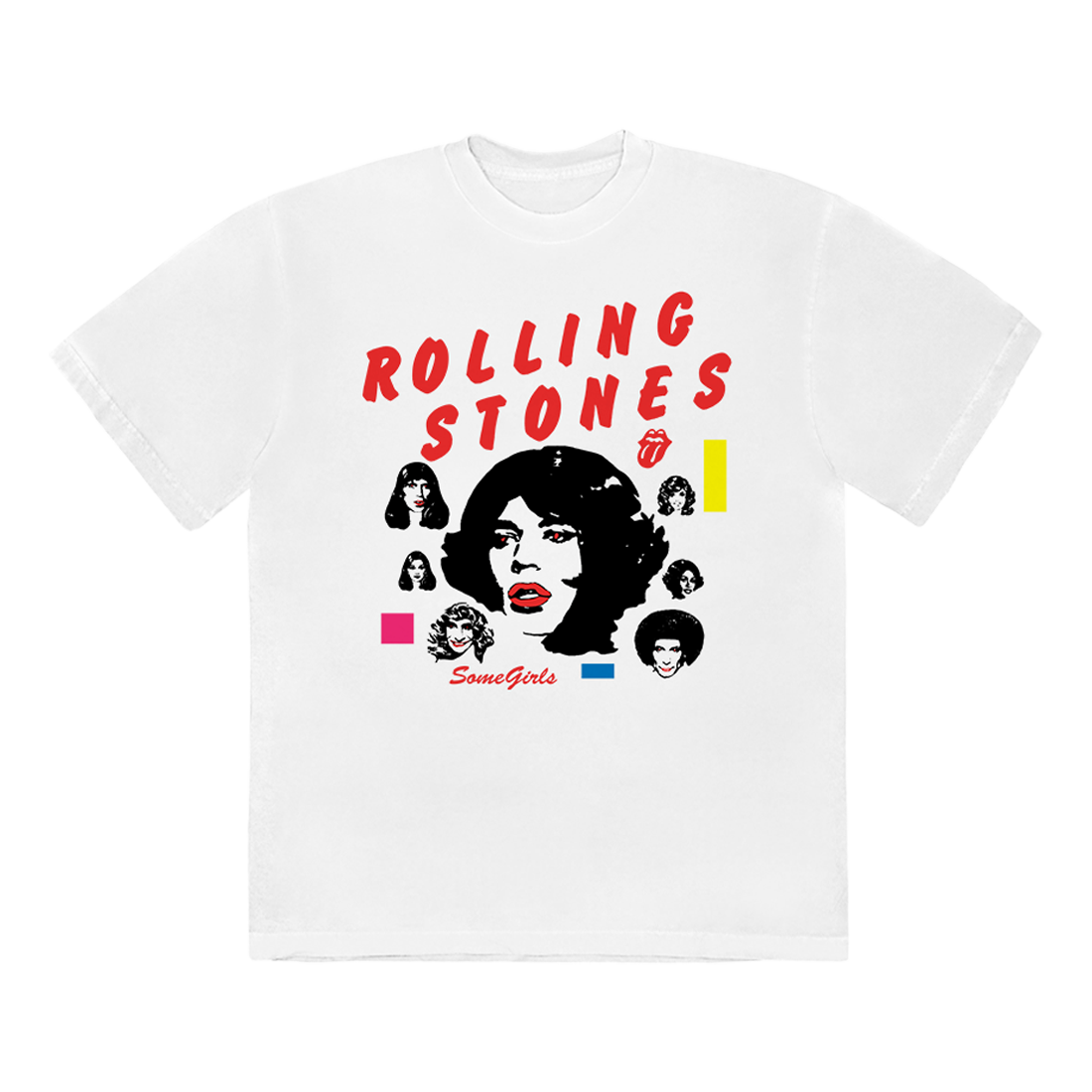 Some Girls Faces T Shirt The Rolling Stones