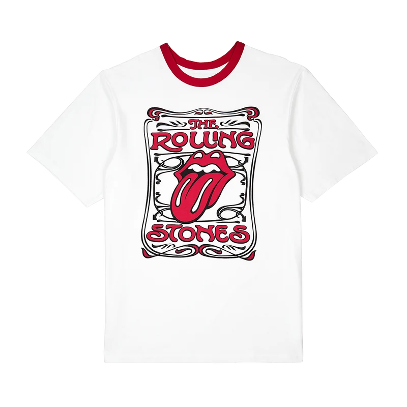 RS No. 9 - TONGUE POSTER RINGER T-SHIRT