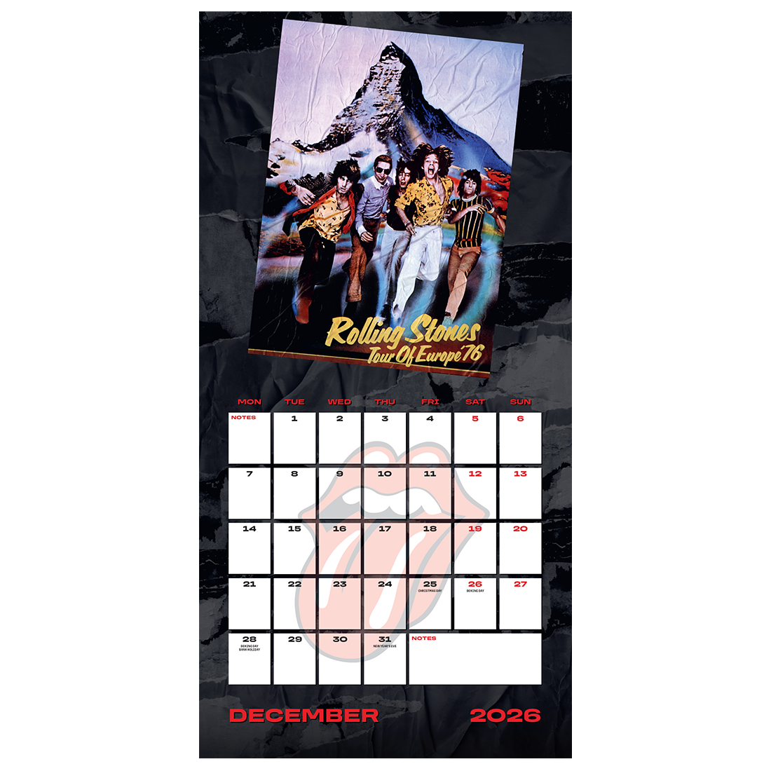 The Rolling Stones - Rolling Stones 2026 Calendar