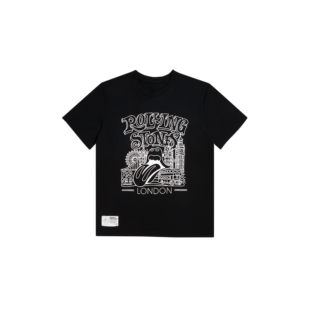 RS No. 9 - RS No. 9 London Graphic Black T-Shirt