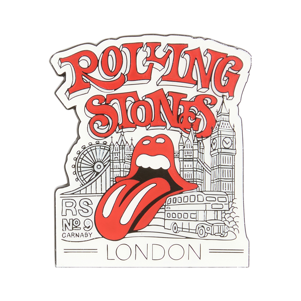 RS No. 9 - The Rolling Stones London Resin Stones Magnet