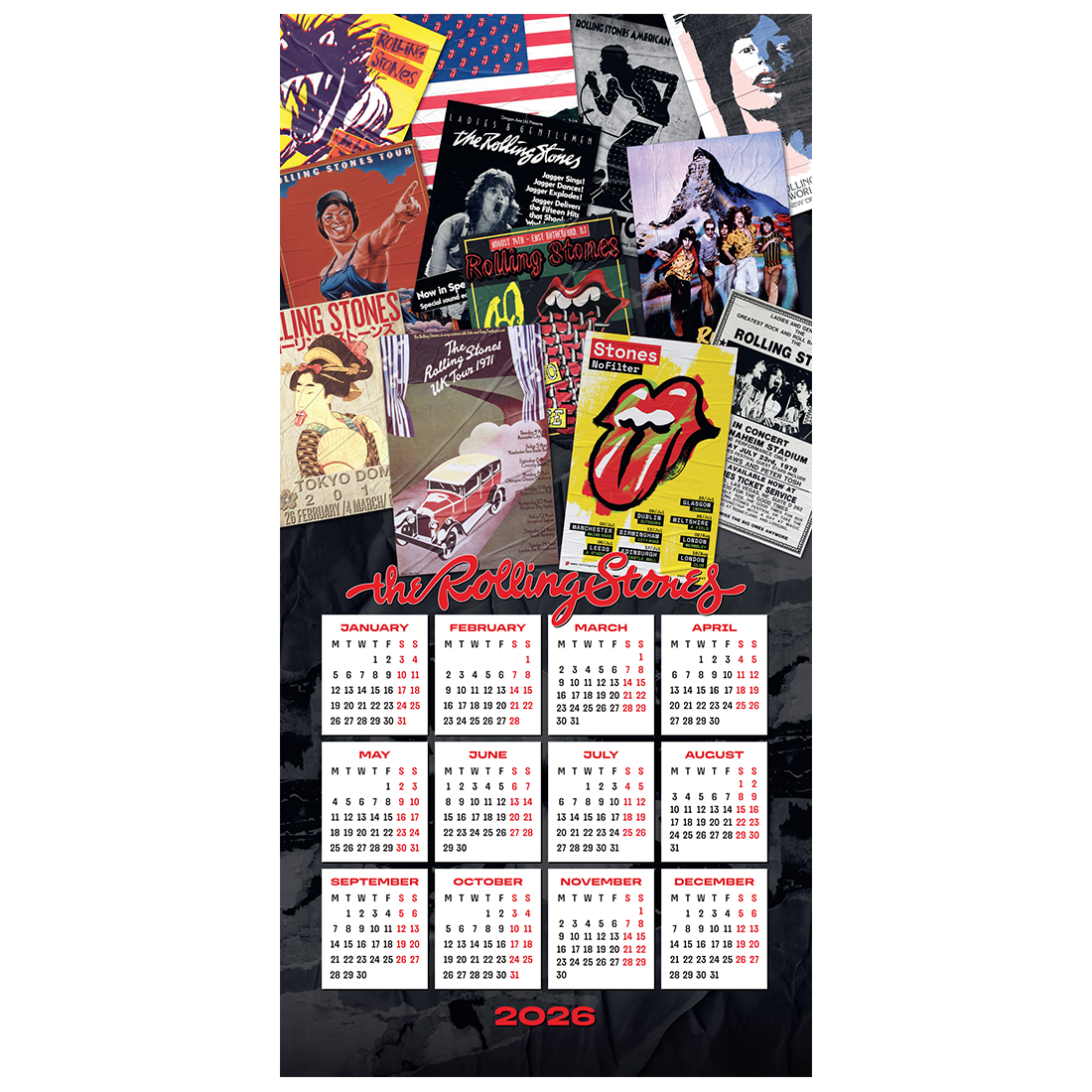 The Rolling Stones - Rolling Stones 2026 Calendar