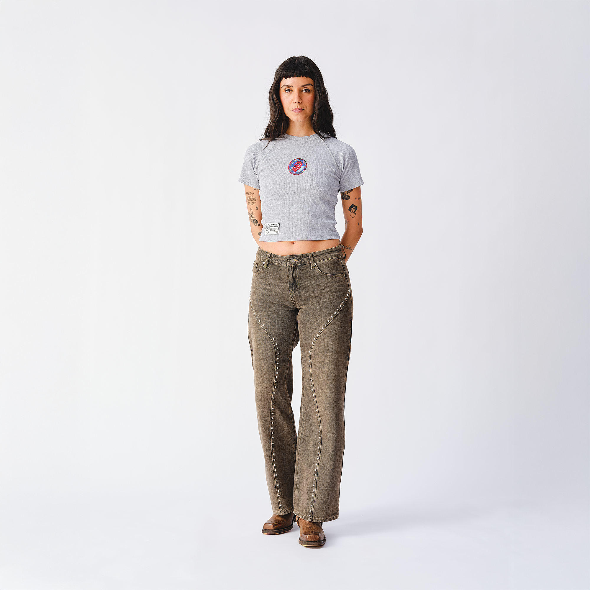 RS No. 9 - Est. 1962 Heather Grey Baby Tee