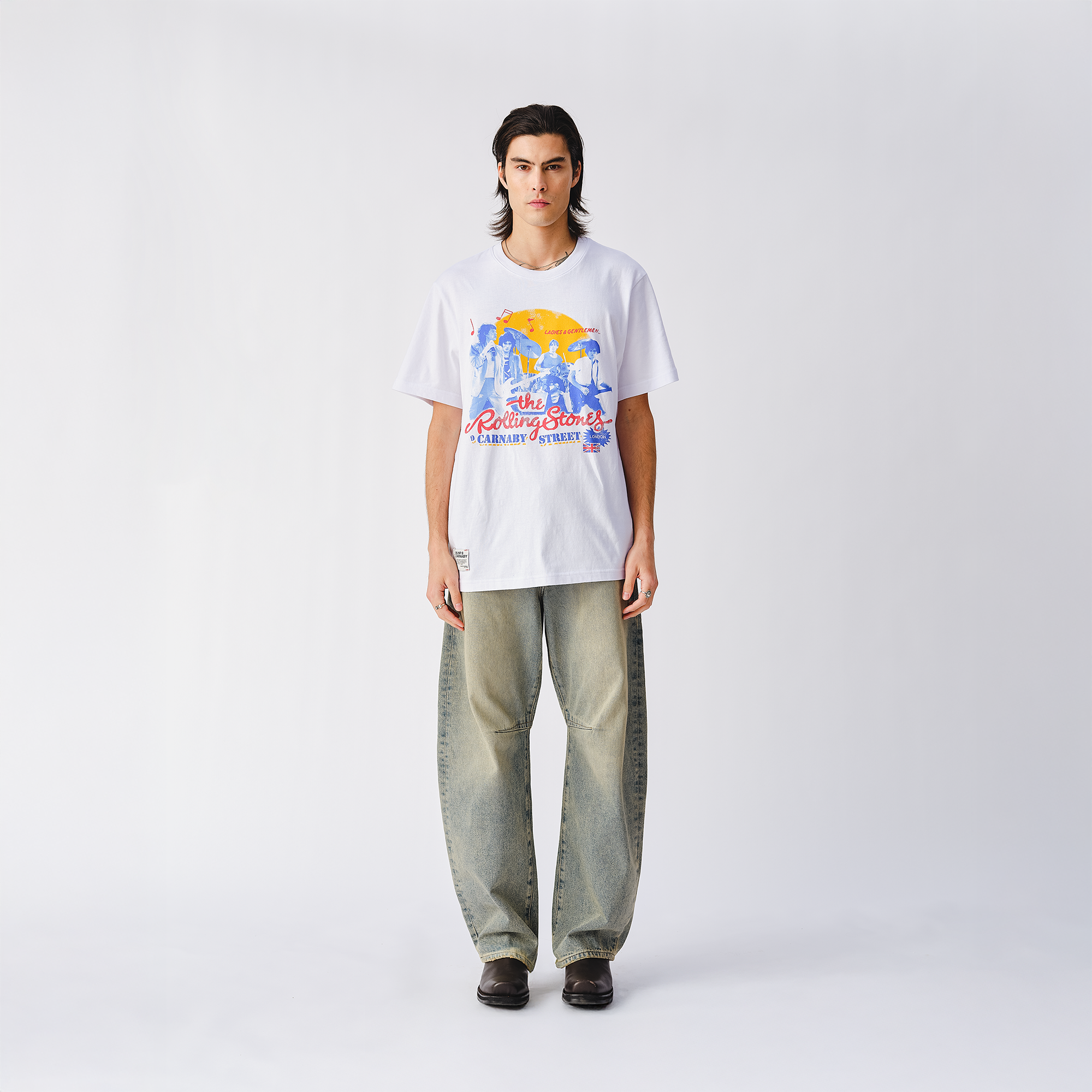 RS No. 9 - Ladies & Gentlemen The Rolling Stones White T-Shirt