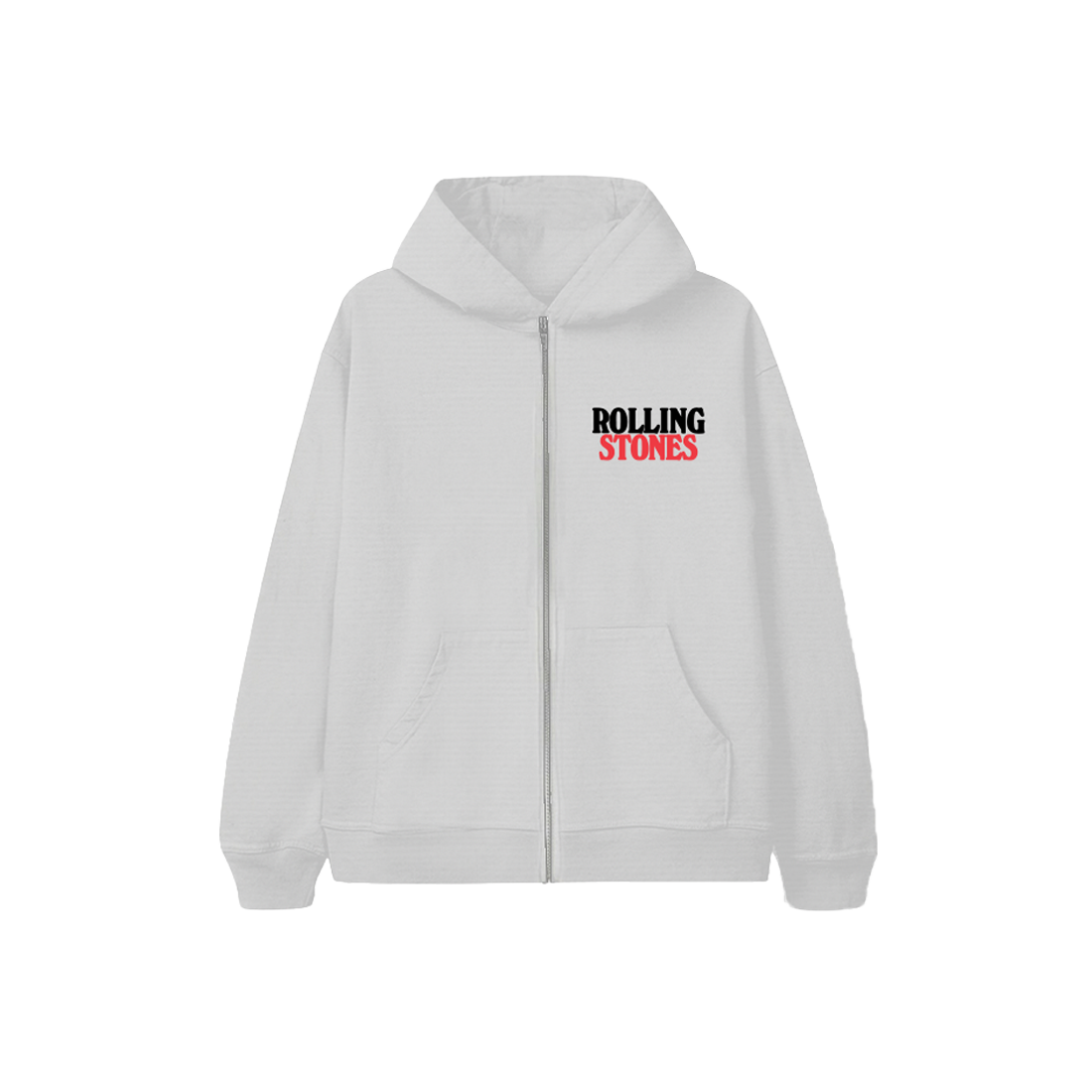 The Rolling Stones - Rolling Stones Licks Ash Grey Zip Hoodie