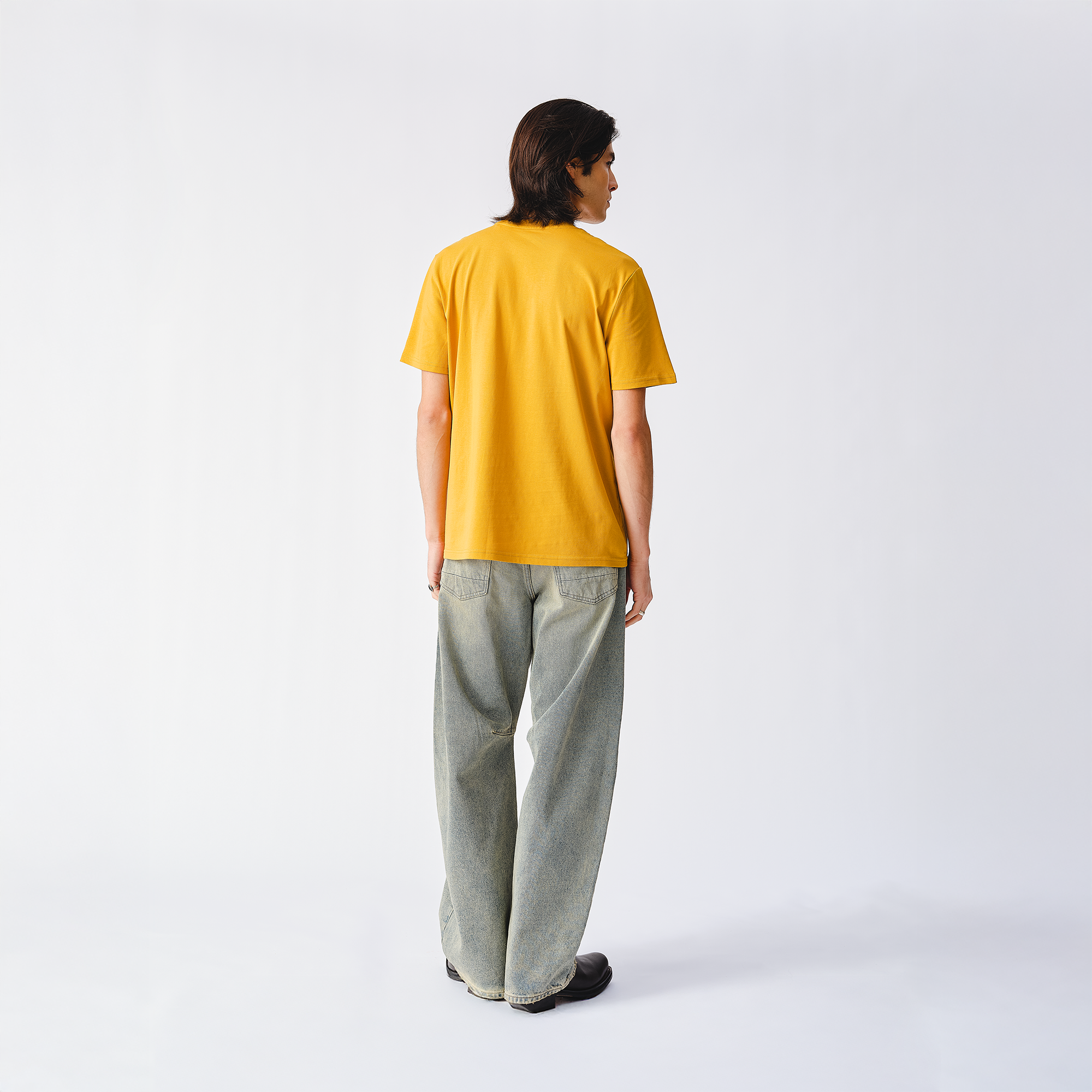 RS No. 9 - The Stones Band Figures Mustard T-Shirt