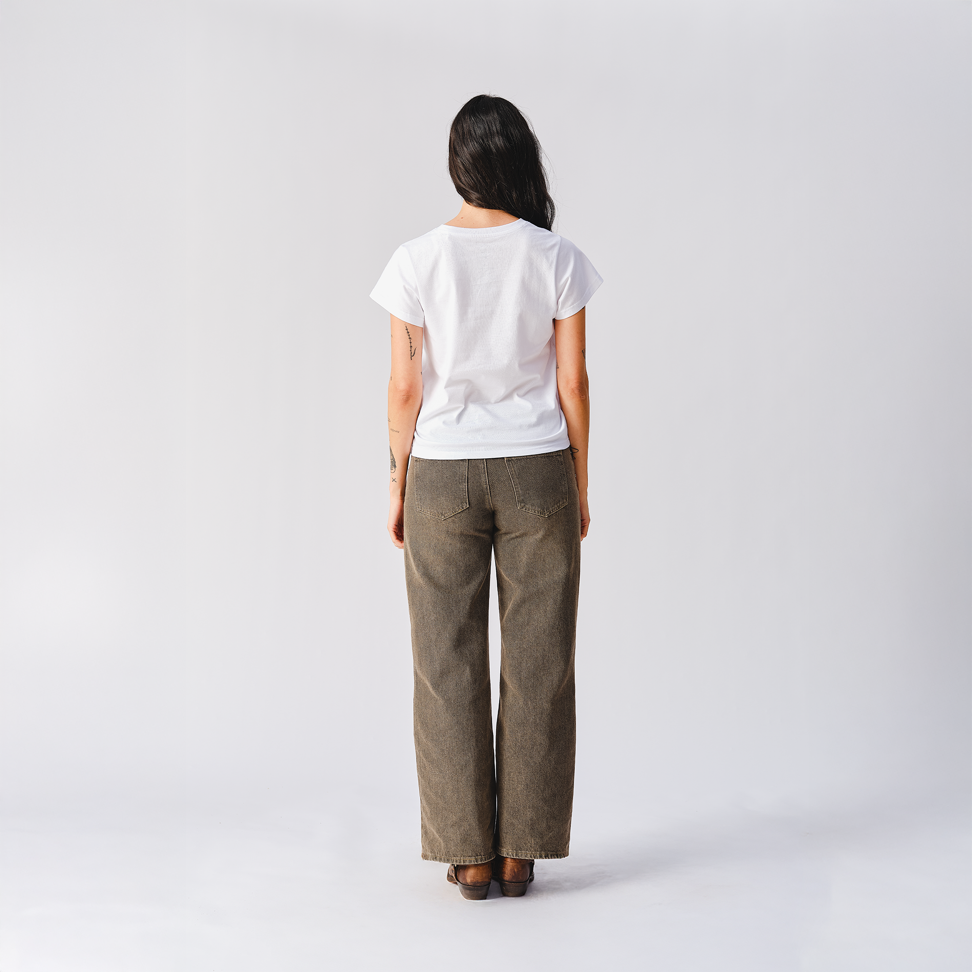 RS No. 9 - Jumbo Print Keith Smoking Photo White Baby Tee