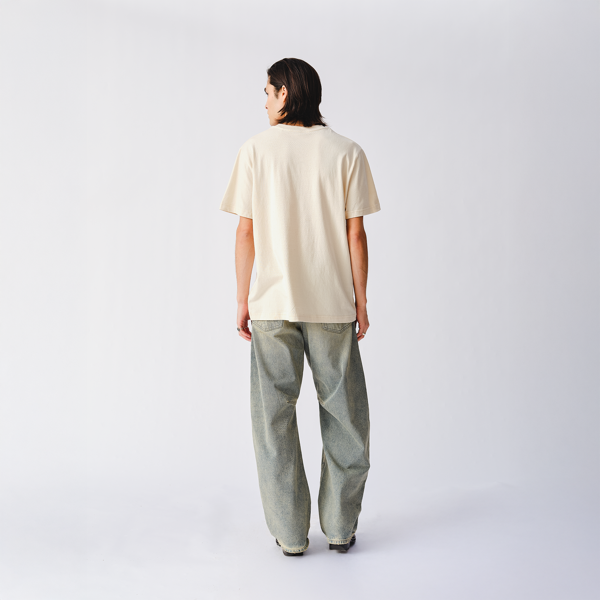 RS No. 9 - Rolling Stones Dripping Tongue Natural T-Shirt