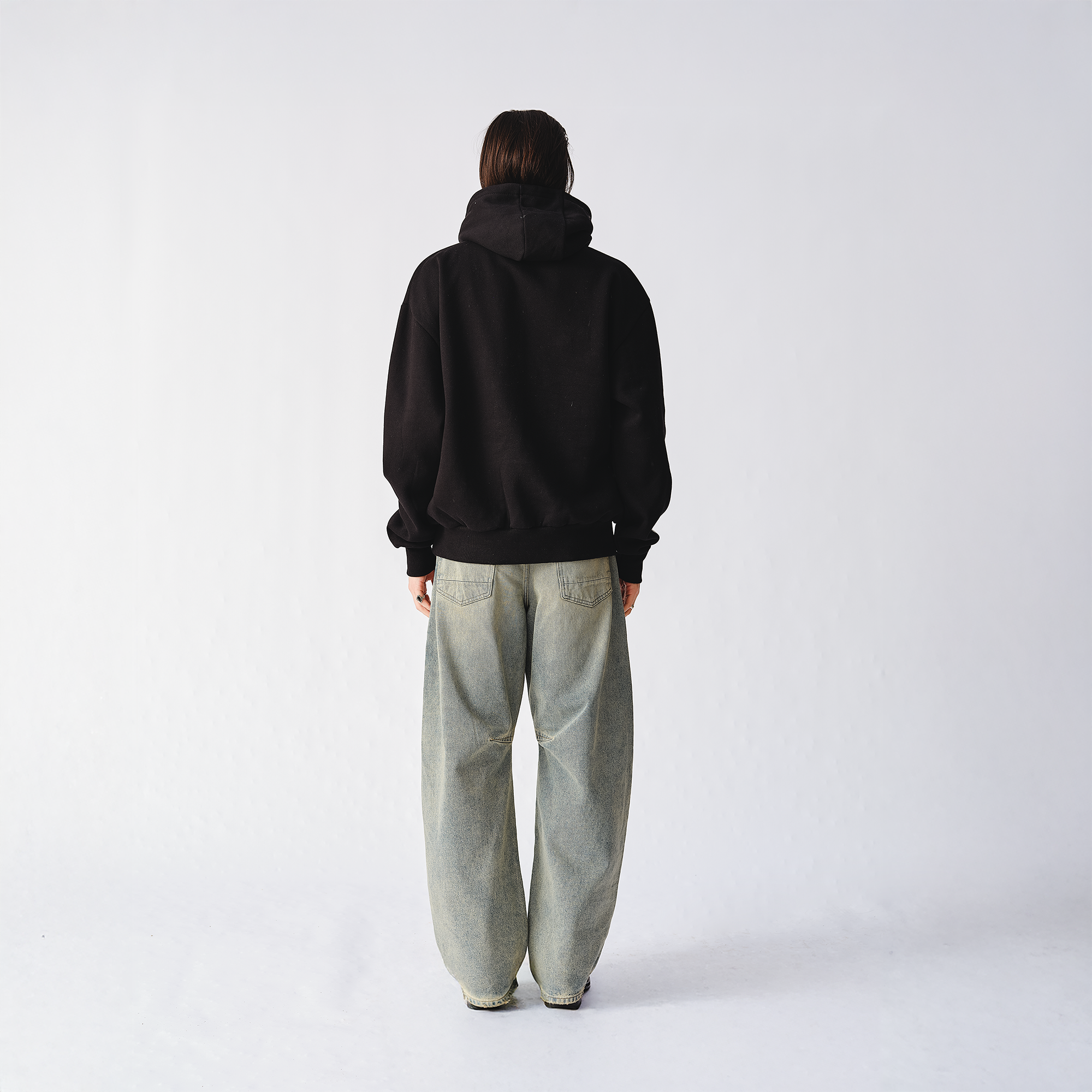 RS No. 9 - Multi Tongue Logo Black Pullover Hoodie