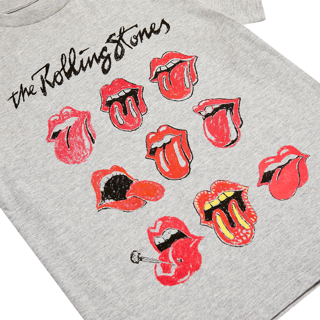 RS No. 9 - Kids Classic Tongues History Grey T-shirt