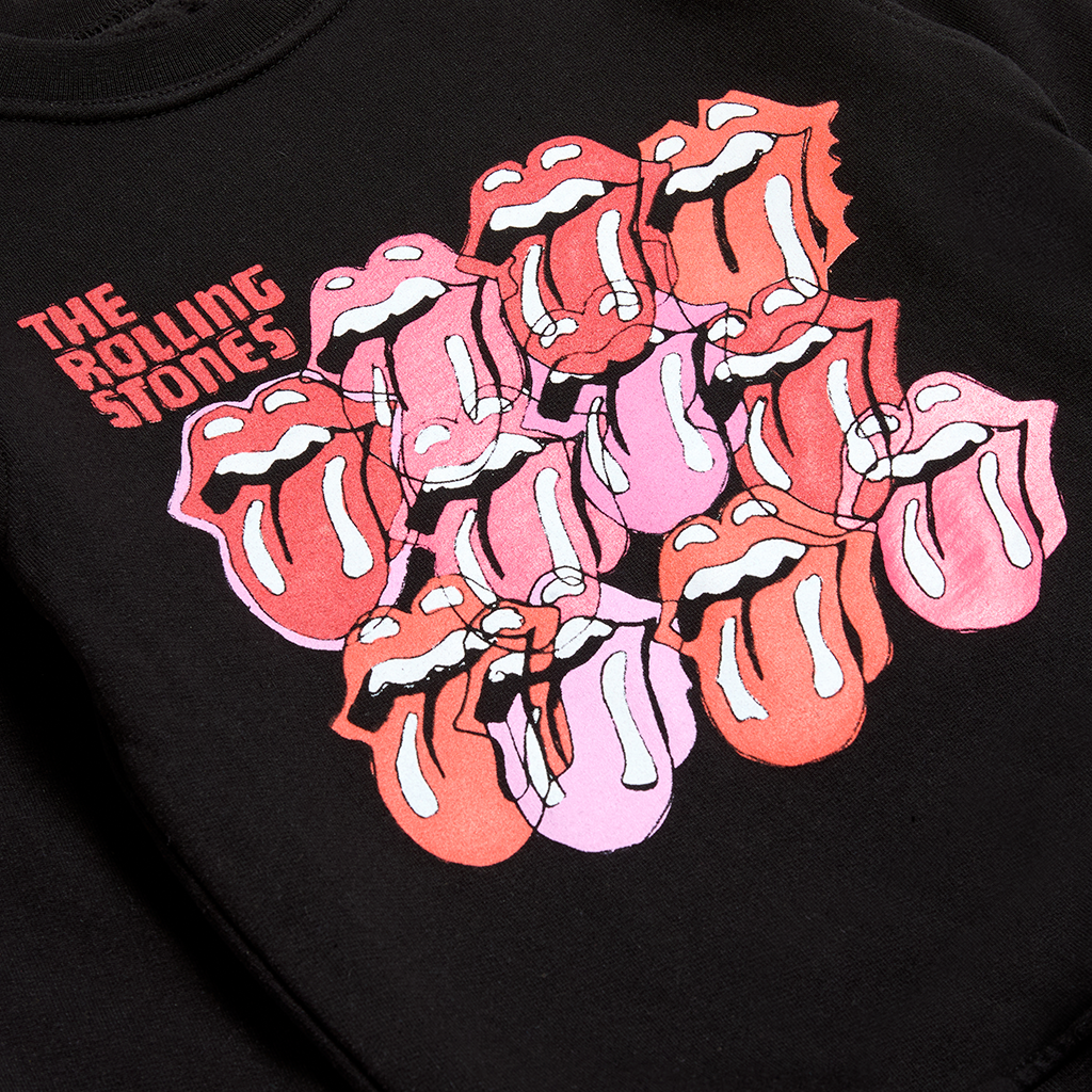 RS No. 9 - Kids Multi Logo Black Crewneck