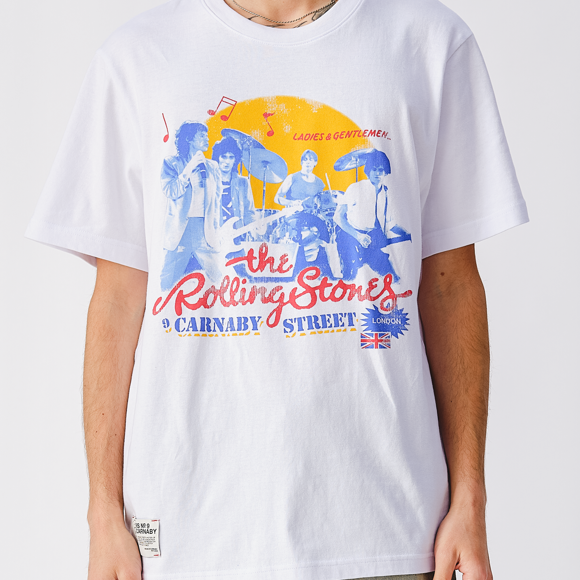 RS No. 9 - Ladies & Gentlemen The Rolling Stones White T-Shirt