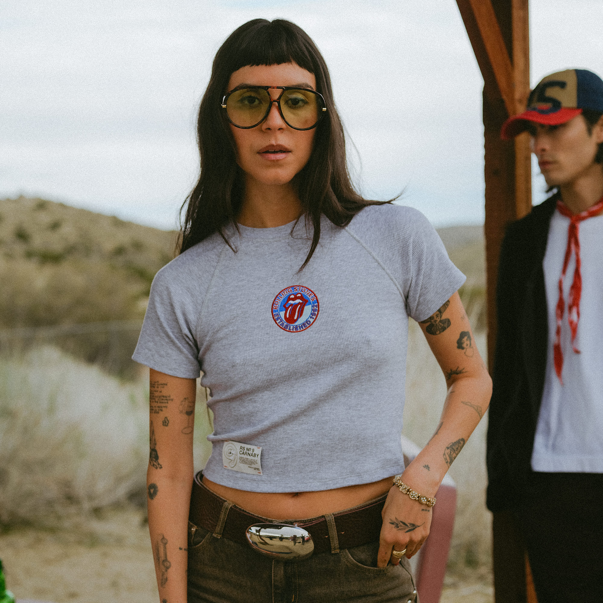 RS No. 9 - Est. 1962 Heather Grey Baby Tee