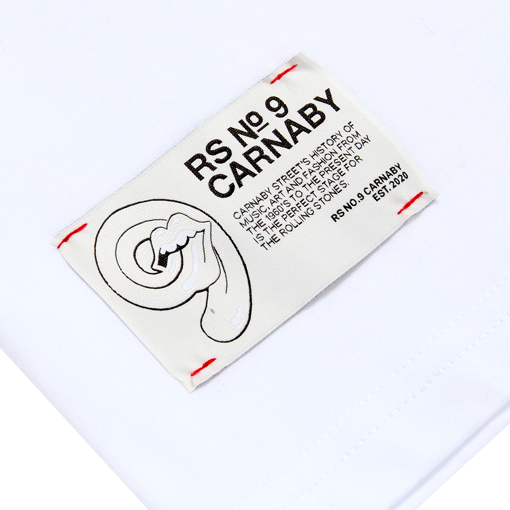 RS No. 9 - Mick Graphic Pose White T-Shirt