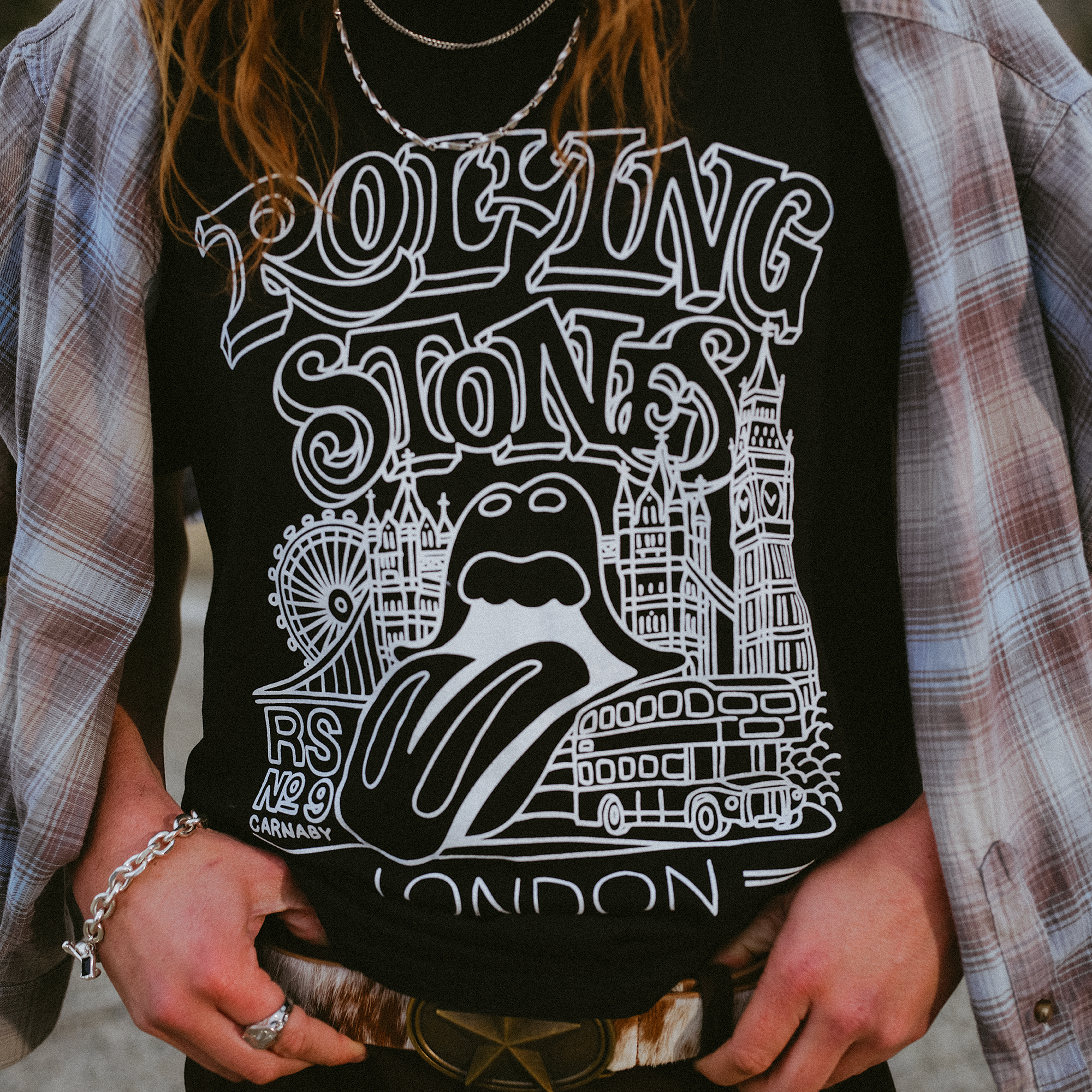 RS No. 9 - RS No. 9 London Graphic Black T-Shirt