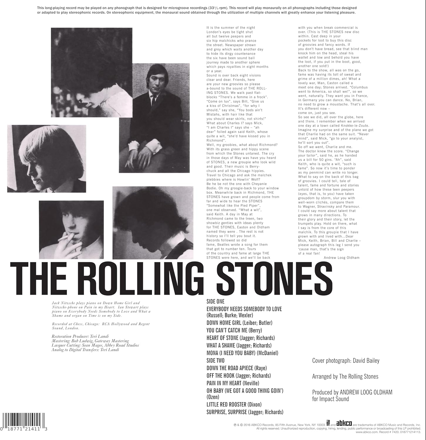 The Rolling Stones Now! Vinyl LP - The Rolling Stones