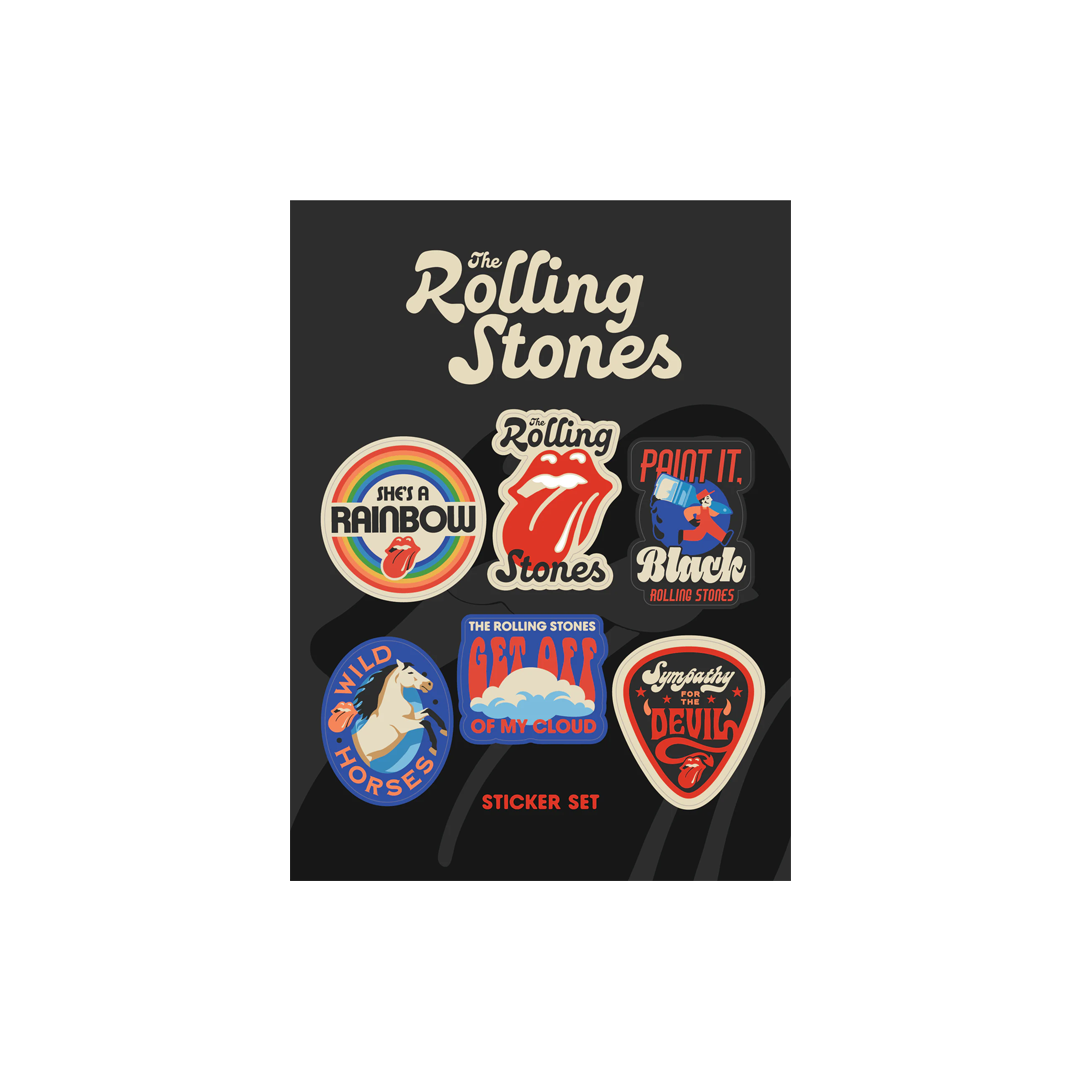The Rolling Stones - TRAVEL STICKER SET