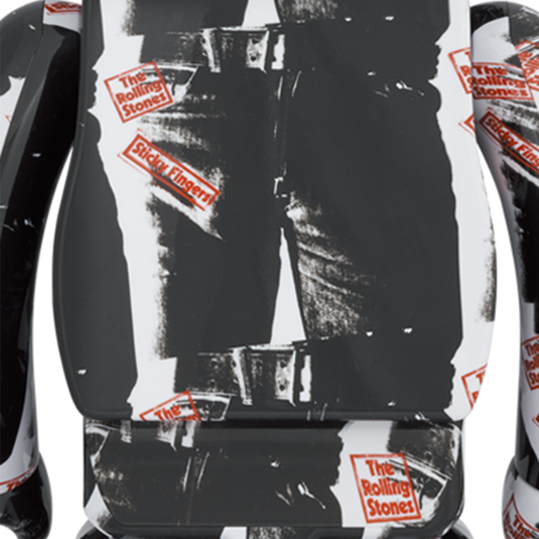 The Rolling Stones - BE@RBRICK Andy Warhol × The Rolling Stones "Sticky Fingers" 100％ & 400％